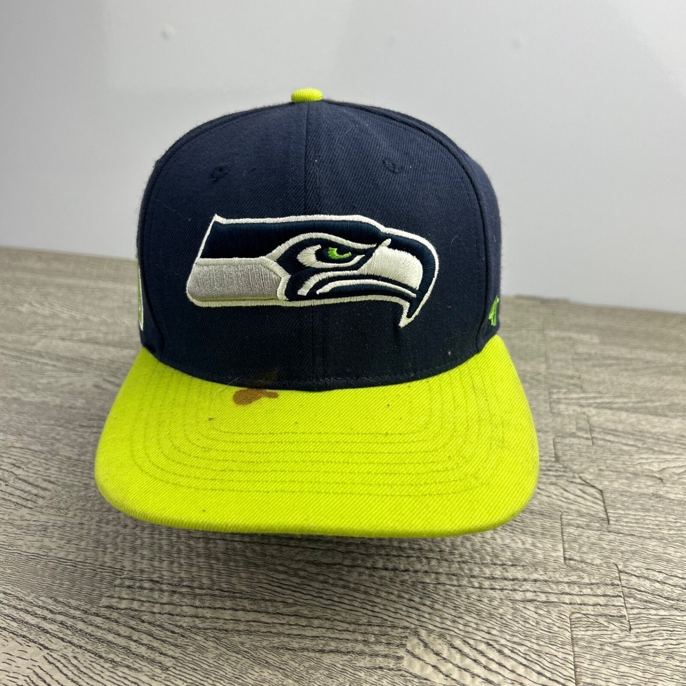 Seattle Seahawks '47 Hat Cap Strap Back Adjustable Blue NFL Football Adult